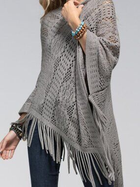 Crochet Knit Poncho